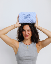 Pochette Poissons Bleue