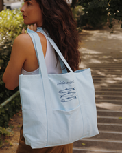 Tote Bag Poissons Bleu