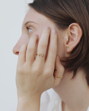Bague Initiale I Dorée