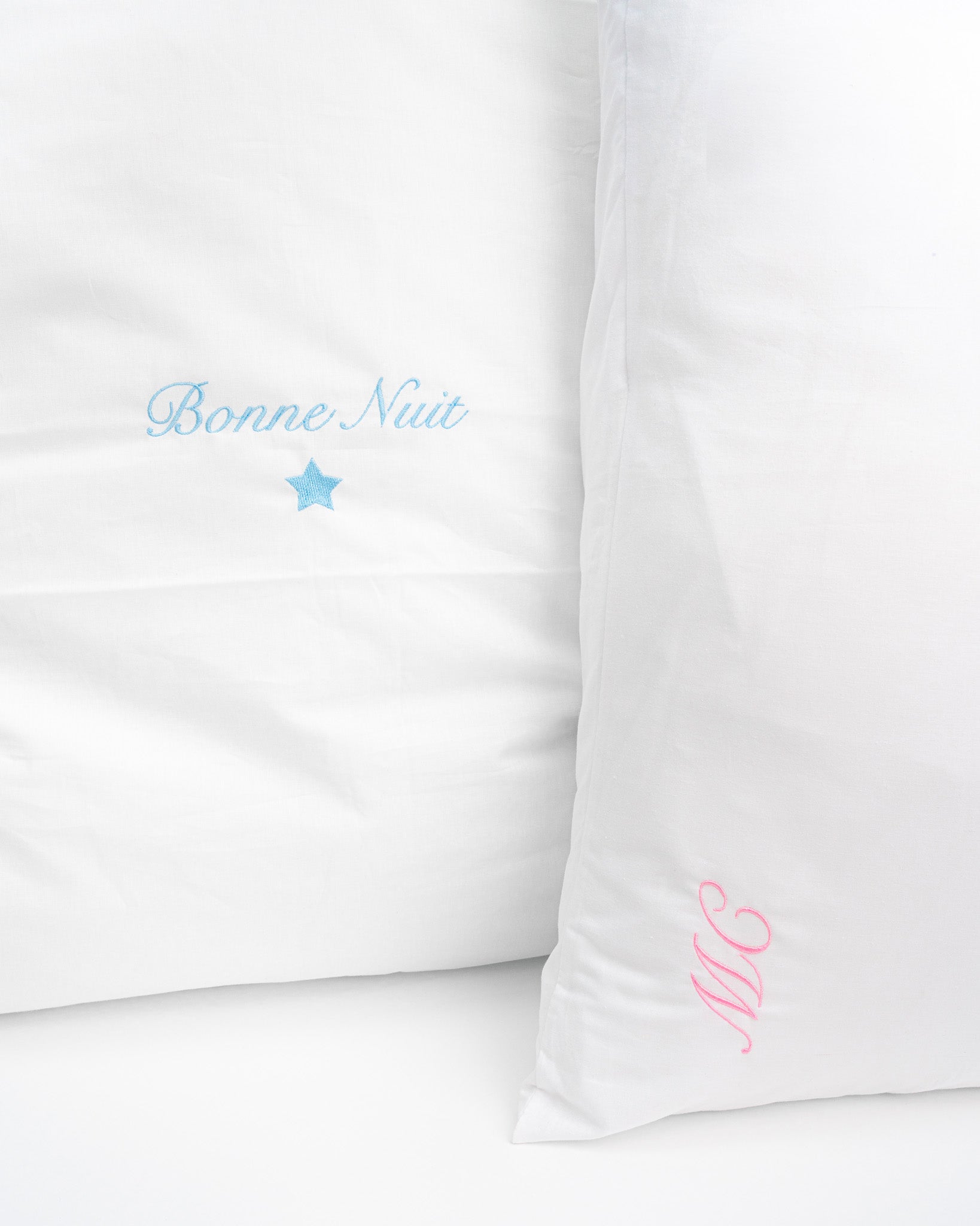 Coffret 2 Taies d'Oreillers Personnalisables