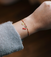 Ma Cerise I Bracelet à charms