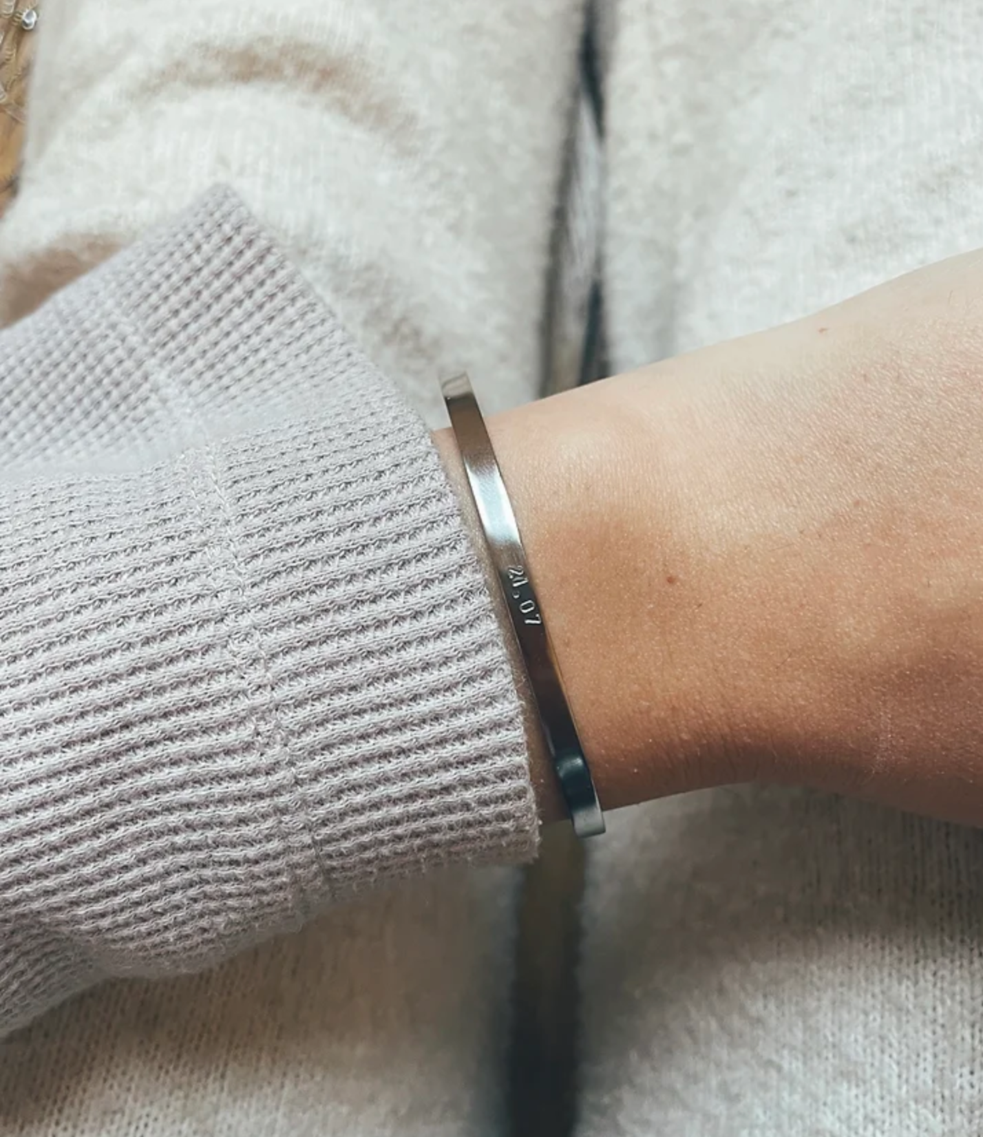 Bracelet Jonc Fin Personnalisable