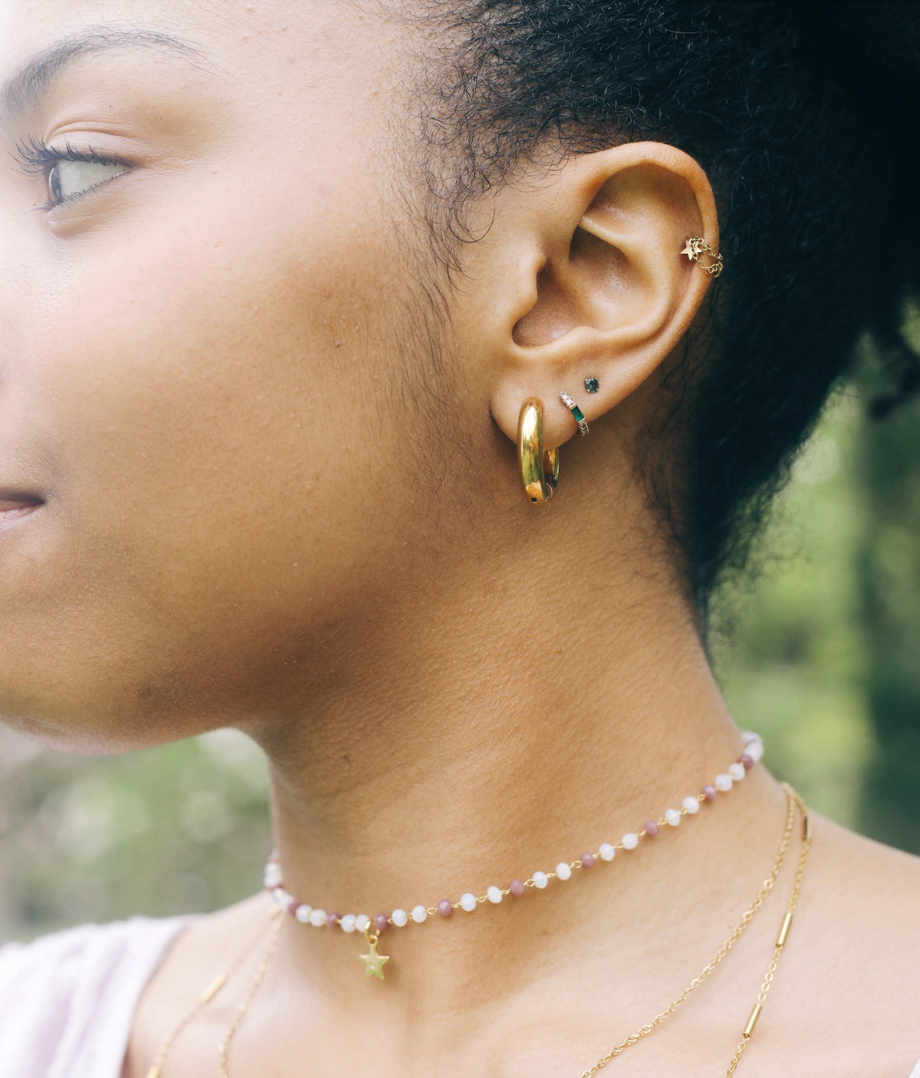 Gia I Boucles en Acier Inoxydable