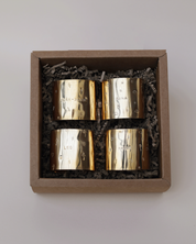 Ronds de Serviette Personnalisables I Coffret 3 ou 4