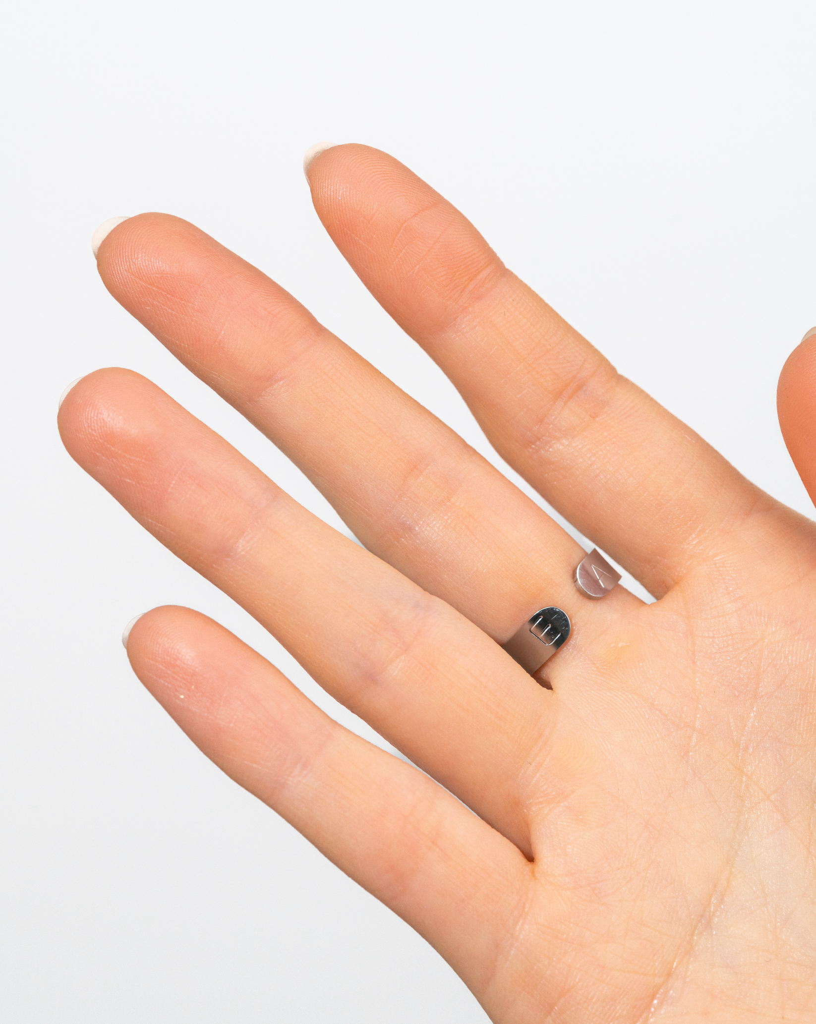 Toi & Moi | Bague Estampée