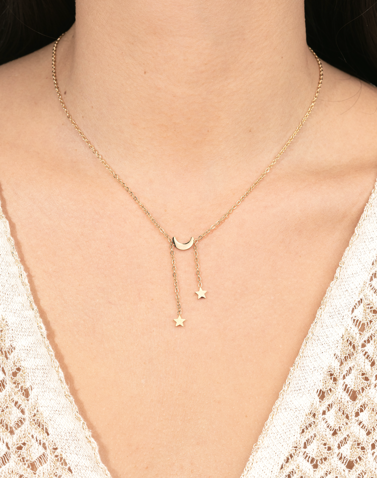 Mï | Collier Lune Etoilée