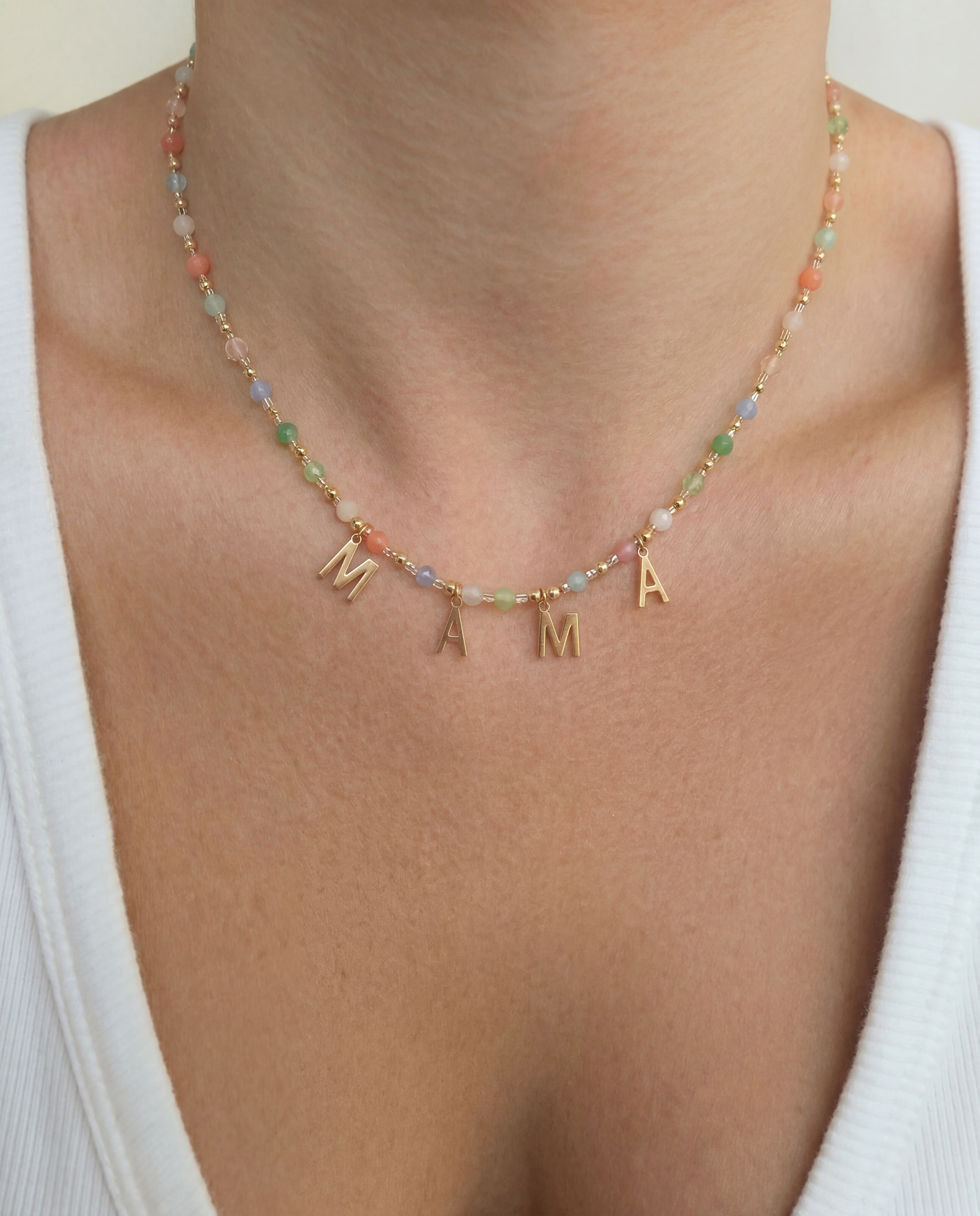 Collier à Charms MAMA