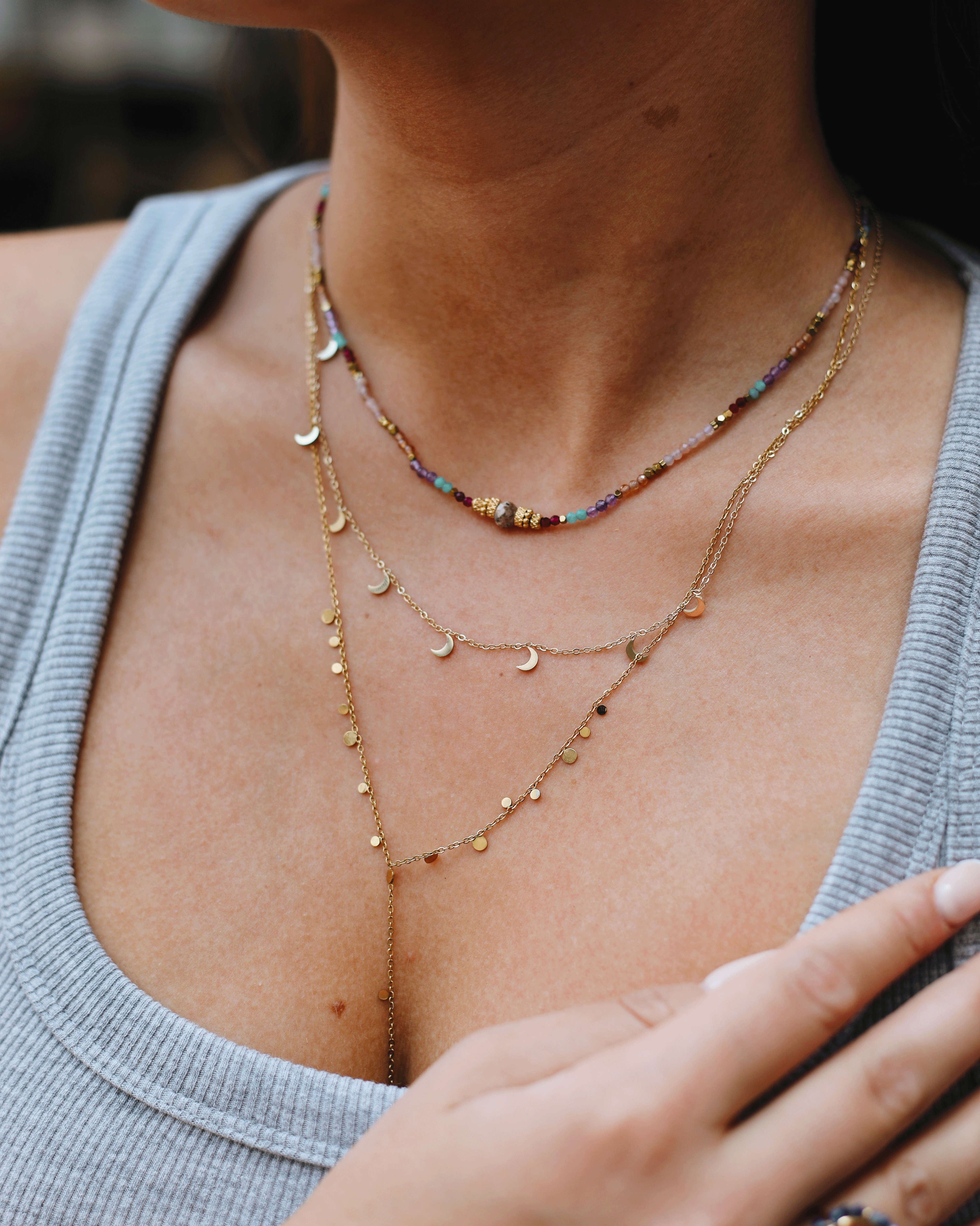 Siera I Ras de cou perlé