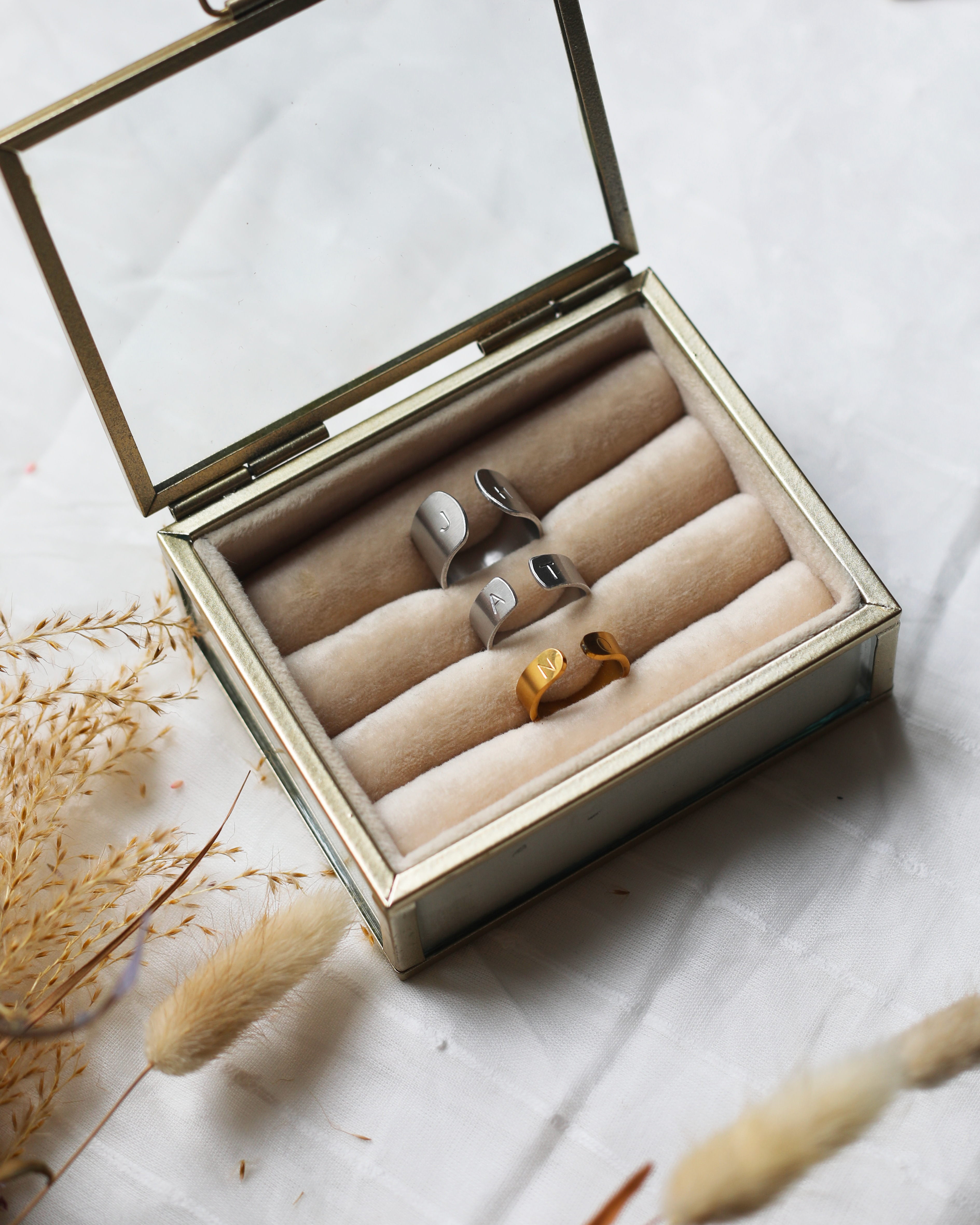 Toi & Moi | Bague Estampée